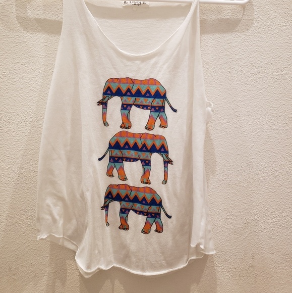 Small White elephant tank top - Picture 1 of 2